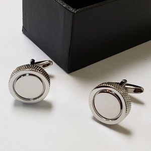 Men's Silver Cufflinkd